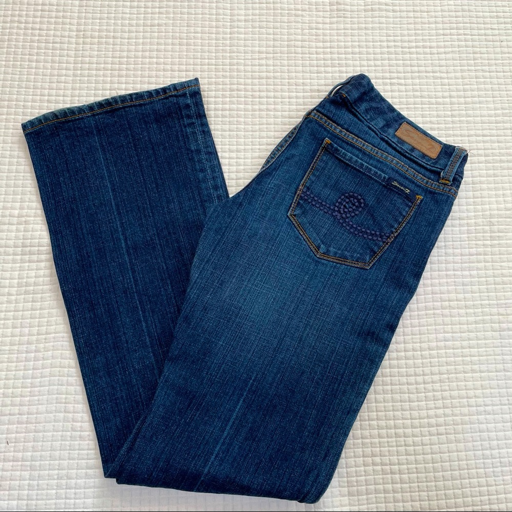 Seven 7 Bootcut Jeans size 31 x 31 stretch